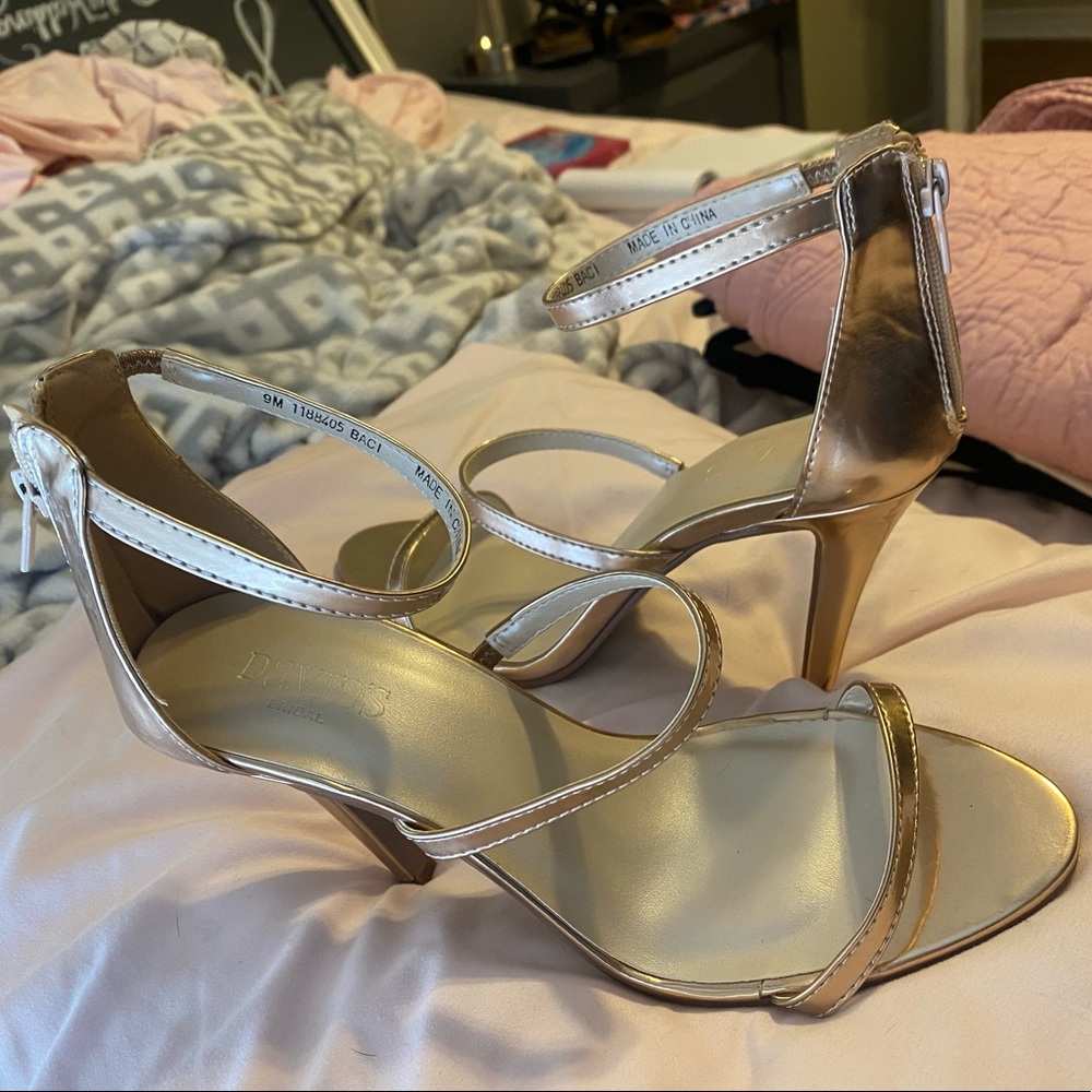Rose gold heels